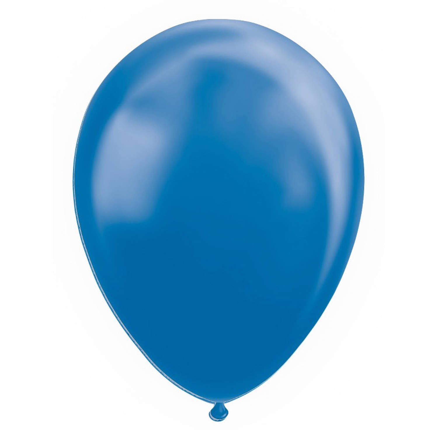 Wefiesta ballonnen 30 cm latex jeansblauw 10 stuks