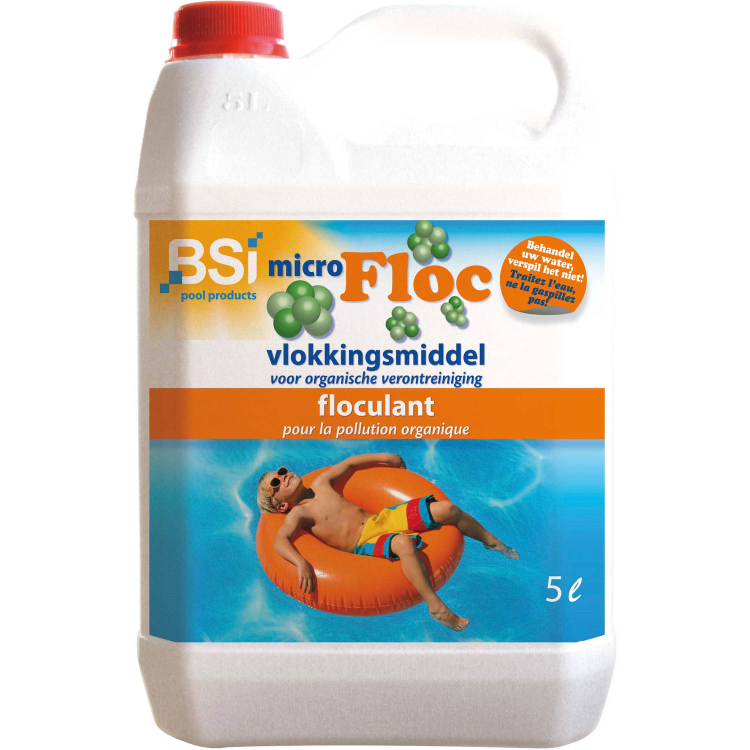 BSi zwembadreinigingsmiddel Micro floc 5 liter wit