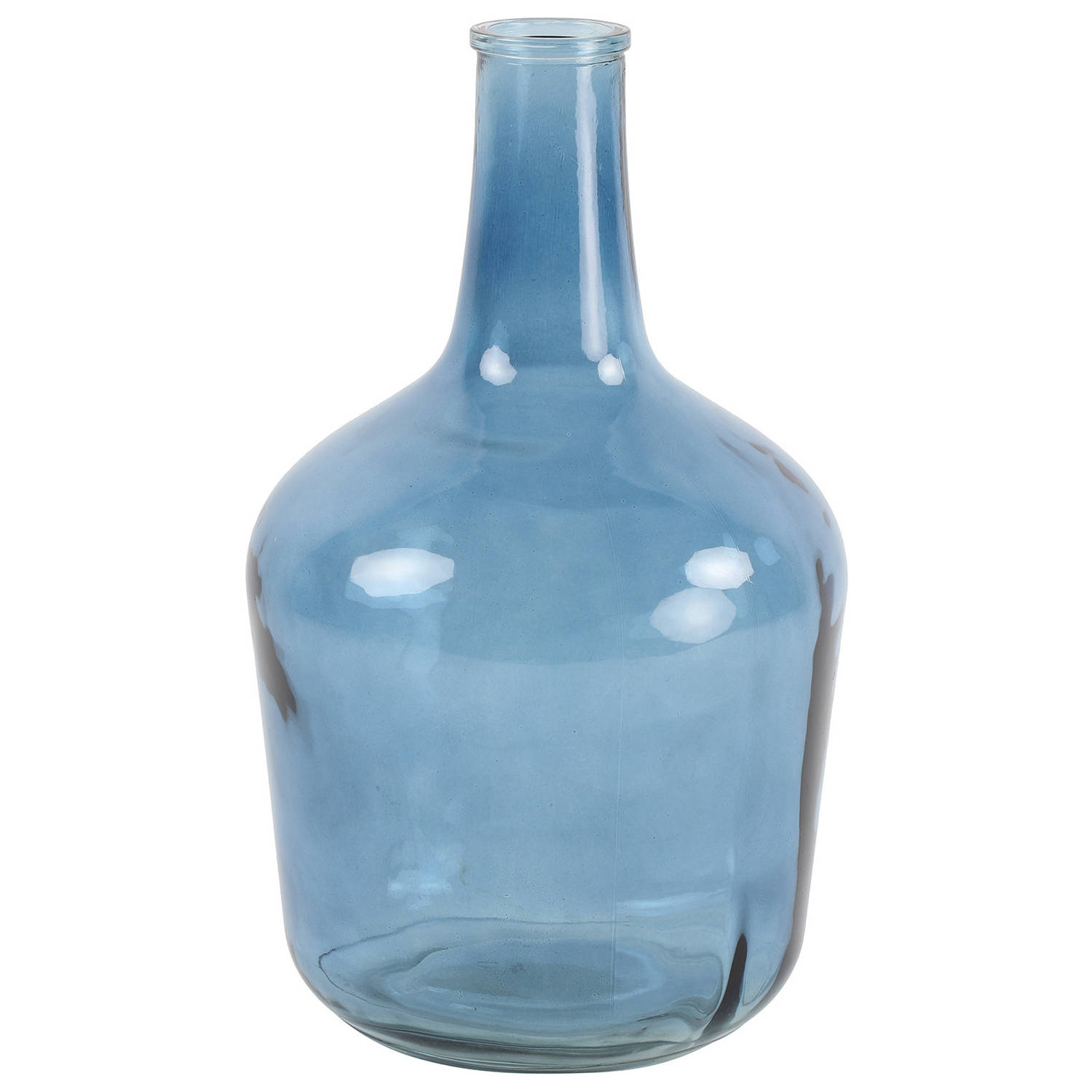 Non-branded Vaas Denley 42 X 25 Cm Glas Blauw