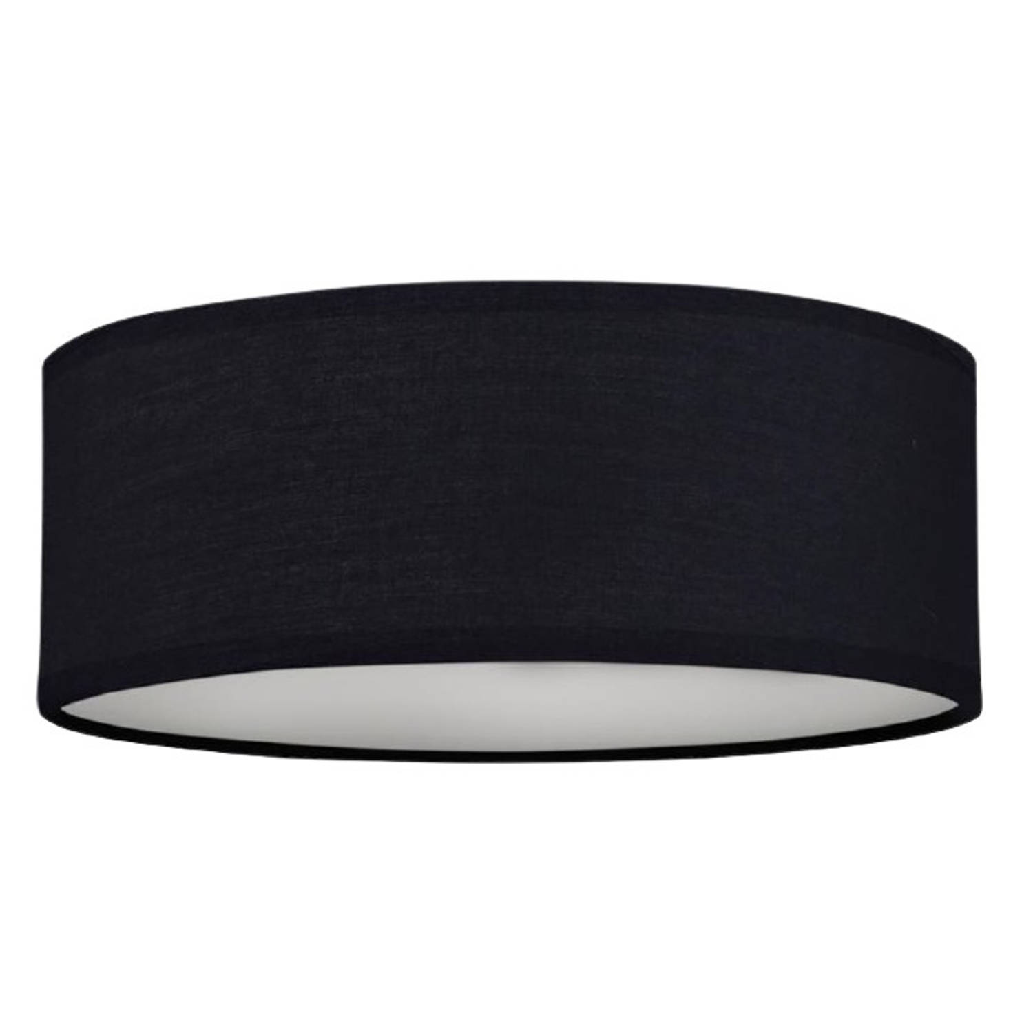 Smartwares plafondlamp Mia 30 cm 2x E14 staal/textiel zwart