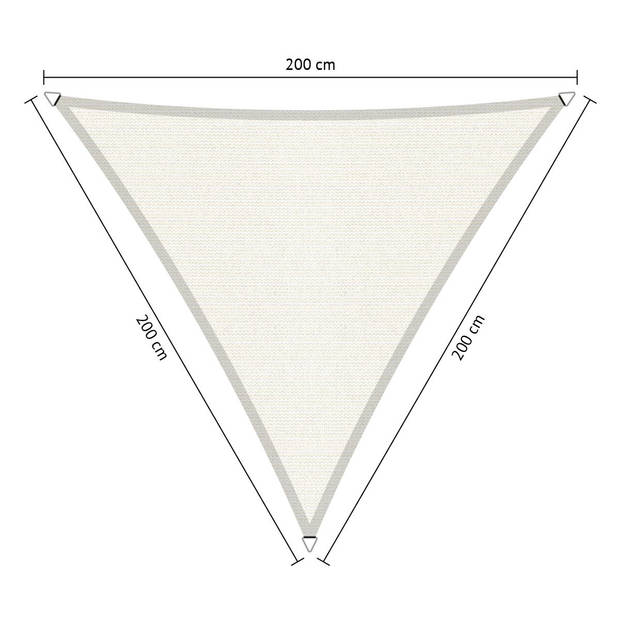Shadow Comfort driehoek 2x2x2m Arctic White