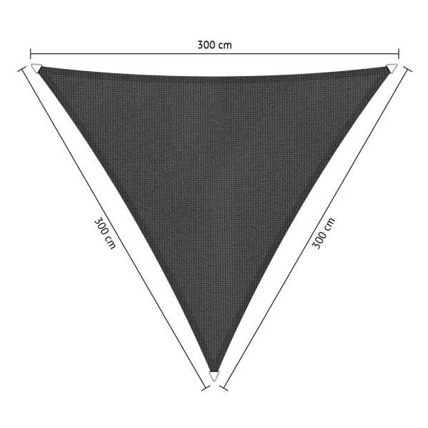 Shadow Comfort driehoek 3x3x3m Carbon Black