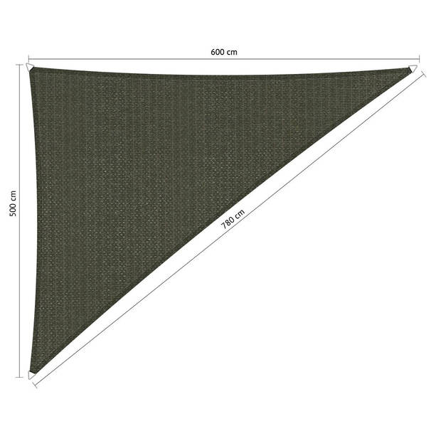 Shadow Comfort driehoek 5x6x7,8m Deep Grey