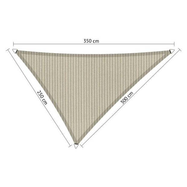 Shadow Comfort copy of driehoek 2,5x3x3,5m Sahara sand