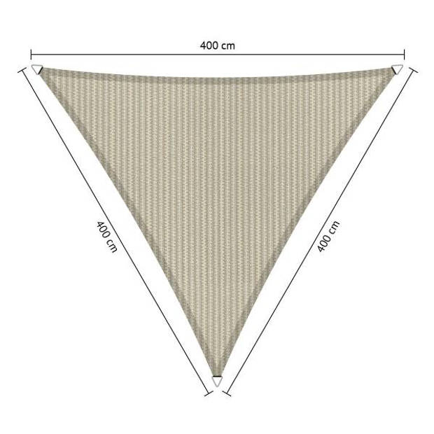 Shadow Comfort driehoek 4x4x4m Sahara Sand