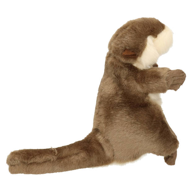 Nature Planet Pluche kleine otter knuffel van 15 cm - knuffeldieren - Knuffeldier