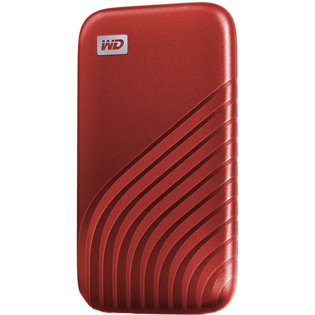 Western Digital externe SSD 500GB My Passport (Rood)