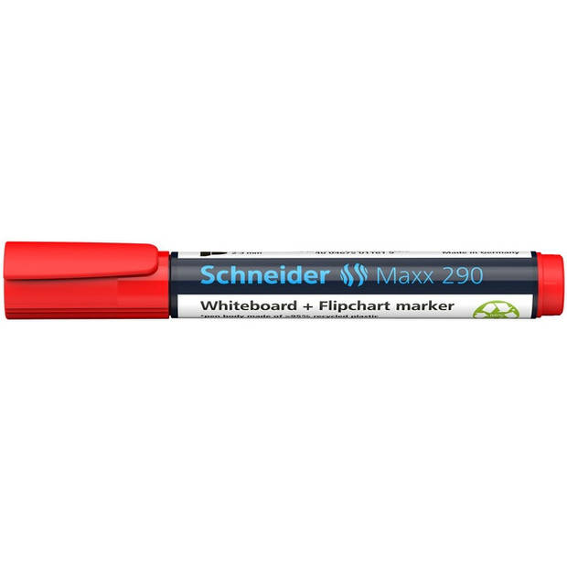 Schneider whiteboardmarker Maxx 290 2 - 3 mm rood