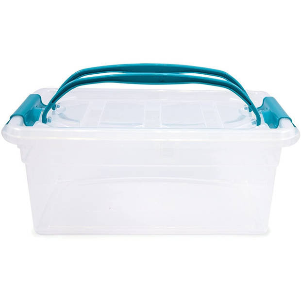 Whitefurze - Carry Box Afsluitbaar 5 liter - Polypropyleen - Transparant