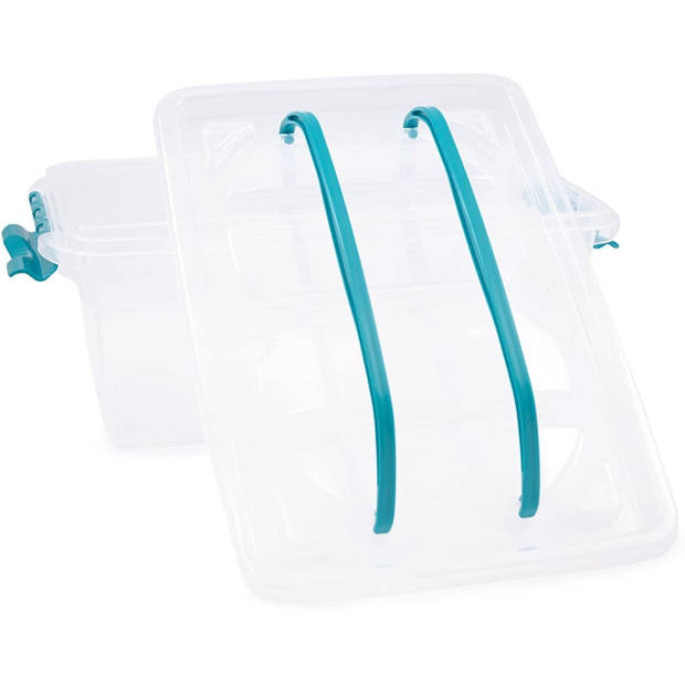 Whitefurze - Carry Box Afsluitbaar 5 liter - Polypropyleen - Transparant