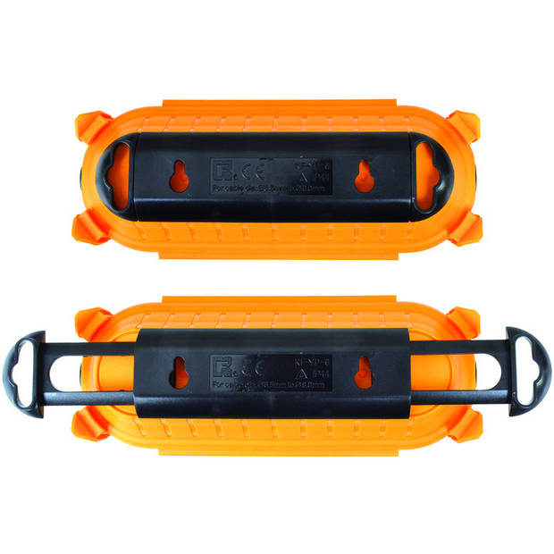 Brennenstuhl kabelverbinding Safe-Box IP44 21,5 x 9 cm oranje