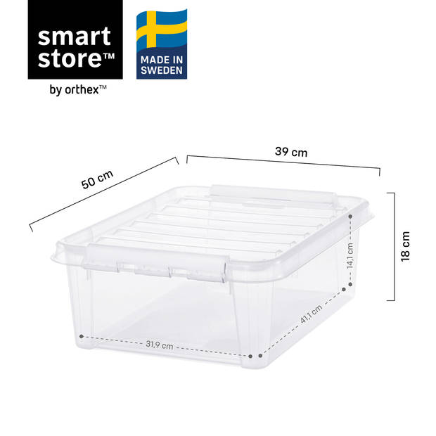 Orthex - SmartStore - Classic 24 - Opbergbox - 21 liter - Transparant