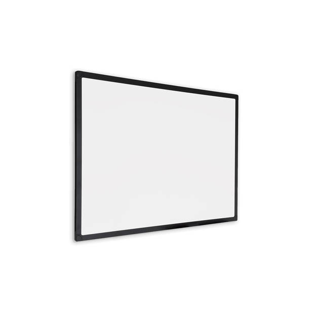 Whiteboard met zwart frame - Magnetisch - 45x60 cm