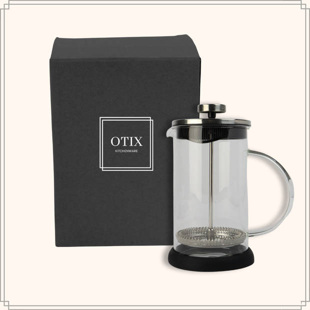 OTIX Cafetière - French Press - Koffie - Theemaker - Transparant - 800 ml - Glas