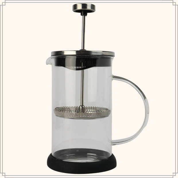 OTIX Cafetière - French Press - Koffie - Theemaker - Transparant - 800 ml - Glas