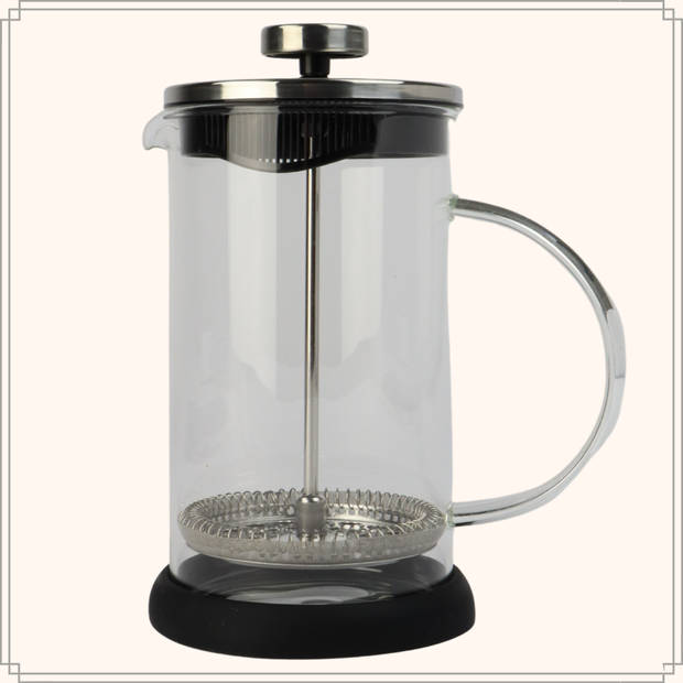 OTIX Cafetière - French Press - Koffie - Theemaker - Transparant - 800 ml - Glas