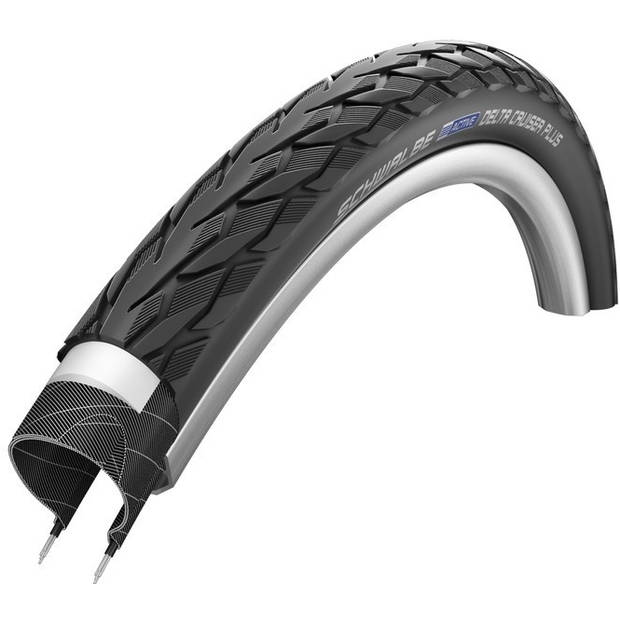 Schwalbe buitenband Delta Cruiser Plus 28 x 1.10 rubber zwart