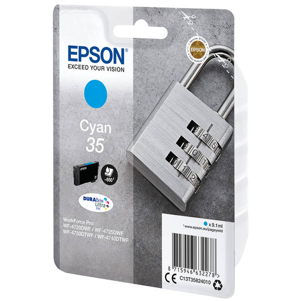 Epson cartridge 35 DURABrite Ultra Ink (Cyaan)
