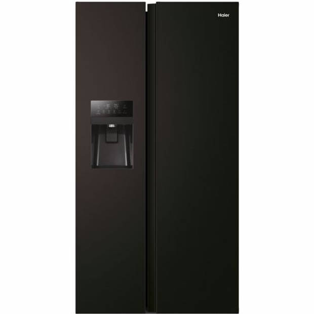 Haier Amerikaanse koelkast HSR3918FIPB (Zwart)