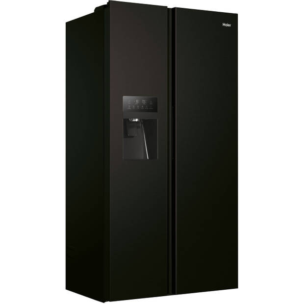 Haier Amerikaanse koelkast HSR3918FIPB (Zwart)