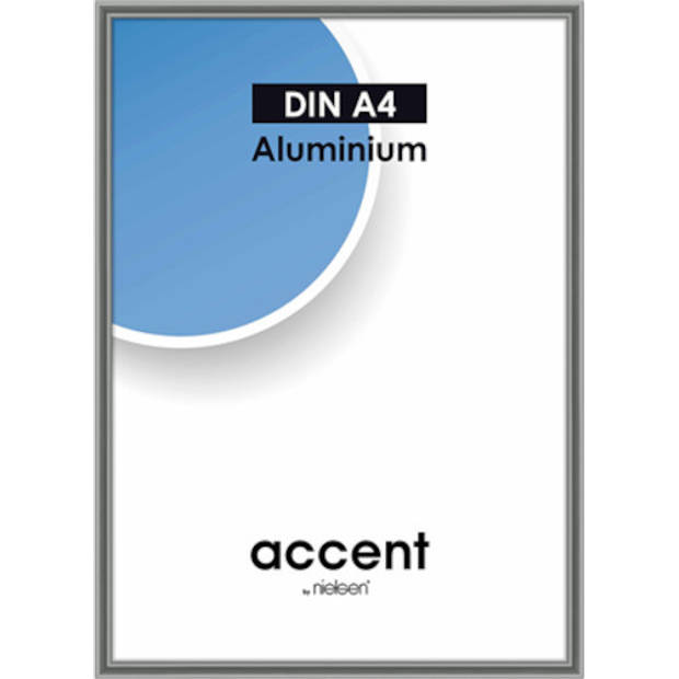 Nielsen fotolijst Accent A4 21 x 29,7 cm aluminium grijs