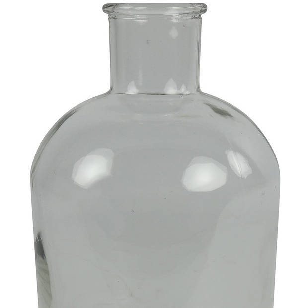 Countryfield vaas - helder/transparant - glasA - apotheker fles - D17 x H31 cm - Vazen