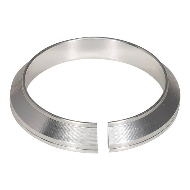 Elvedes balhoofdring 1 1/8 inch 5,8 mm aluminium zilver