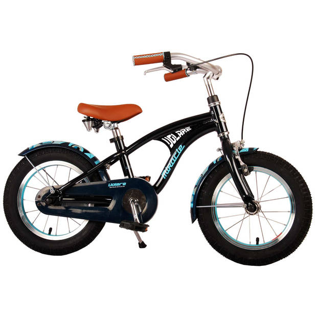 Volare Miracle Cruiser Kinderfiets - Jongens - 14 inch - Mat Blauw - Prime Collection