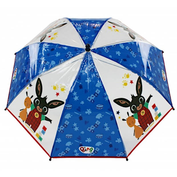 Bing paraplu Rainy Days junior 73 cm PVC blauw