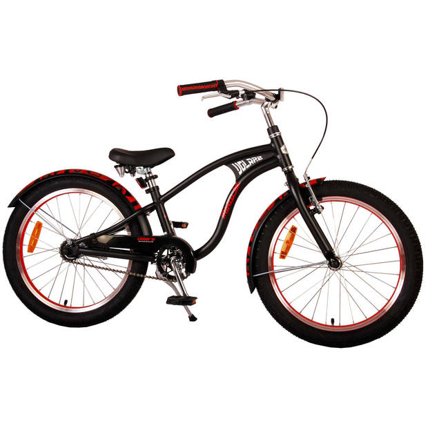 Volare Jongensfiets Miracle Cruiser 20 Inch 26,7 cm Jongens Terugtraprem Matzwart