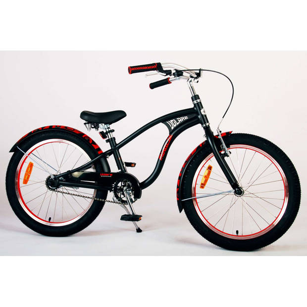 Volare Miracle Cruiser Kinderfiets - Jongens - 20 inch - Mat Zwart - Prime Collection