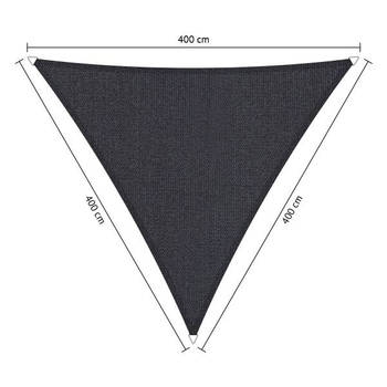 Shadow Comfort driehoek 4x4x4m Carbon Black