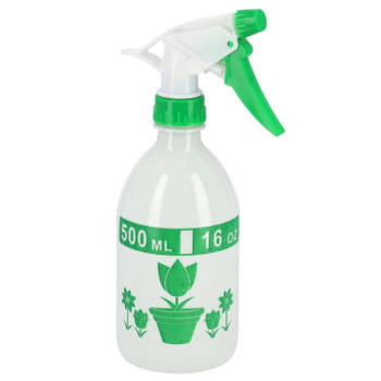 Waterverstuiver/plantenspuit transparant 500 ml - Waterverstuivers