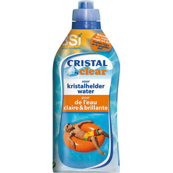 BSi zwembadreinigingsmiddel Cristal clear 1 liter blauw
