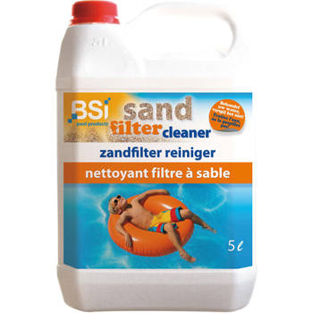 BSi zwembadreinigingsmiddel Sand filter cleaner 5 liter wit
