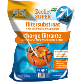 BSi filtersubstraat zeoliet super 10 kg blauw/oranje