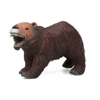 Speelgoed safari jungle dieren figuren beer met geluid 26 x 16 cm - Speelfiguren