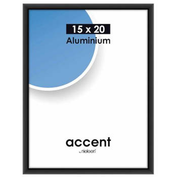 Nielsen fotolijst Accent 15 x 20 cm aluminium zwart