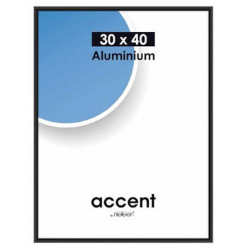 Nielsen fotolijst Accent 30 x 40 cm aluminium zwart