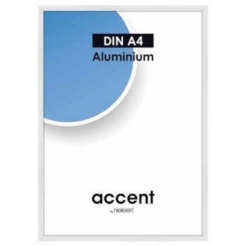 Nielsen fotolijst Accent 21 x 29,7 cm aluminium wit