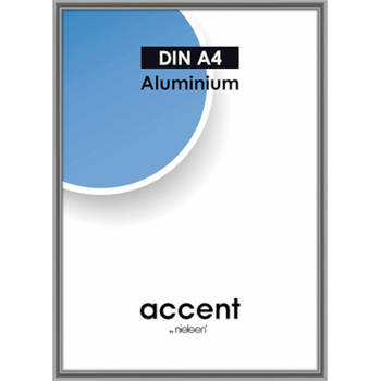 Nielsen fotolijst Accent A4 21 x 29,7 cm aluminium grijs