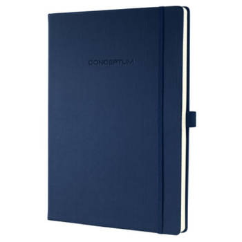 Sigel notitieboek Conceptum Pure A4 hardcover gelinieerd blauw