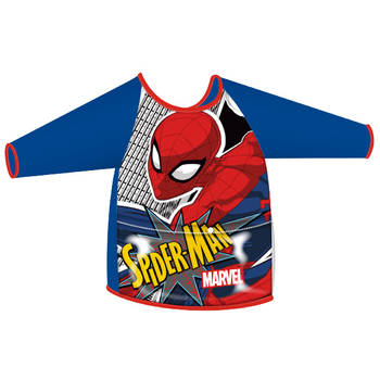 Marvel kliederschort Spider-Man polyester blauw/rood one-size