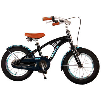 Volare Miracle Cruiser Kinderfiets - Jongens - 14 inch - Mat Blauw - Prime Collection