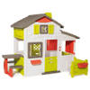 Smoby speelhuis Neo Friends House junior 217 x 171 cm wit/grijs