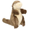 Nature Planet Pluche kleine otter knuffel van 15 cm - knuffeldieren - Knuffeldier