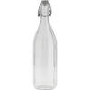 Bormioli rocco waterfles met beugeldop - helder transparant - 1000 ml - Giara home deco fles - Decoratieve flessen