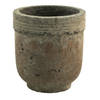 Clayre & Eef Bruine Decoratie bloempot Ø 19*20 cm 6TE0430