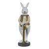 Clayre & Eef Beige Decoratie konijn 10*8*25 cm 6PR3586