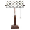 Clayre & Eef Cremekleurige Bureaulamp Tiffany 26*16*40 cm E27/max 1*40W 5LL-5687